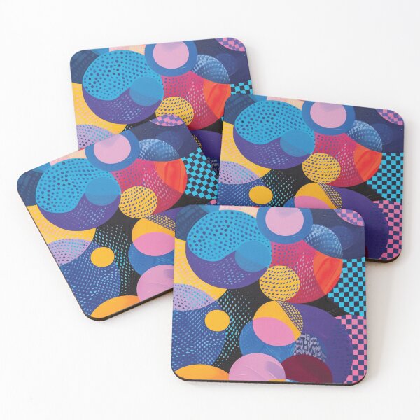 Item preview, Eclectic Patterned Circles with Vivid Geometric Textures designed and sold by DGtaLrtcom.