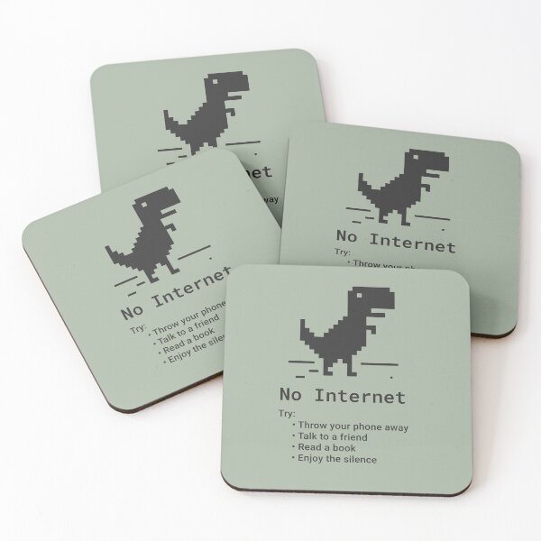 Item preview, 4 things to do when there's no internet - black designed and sold by bembureda.