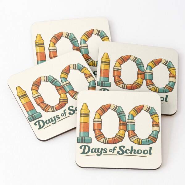 Item preview, 100 Days of School Retro Crayon Design | Back to School Teacher Shirt designed and sold by RokaWorld.