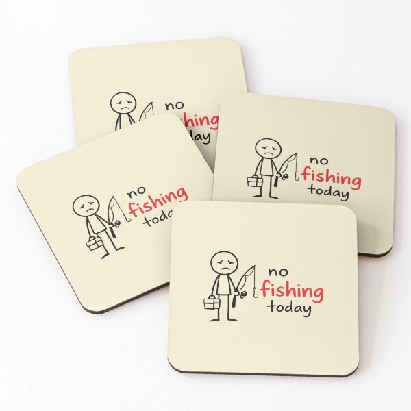 Item preview, No Fishing Today Funny Fishing designed and sold by DemureArtsy.