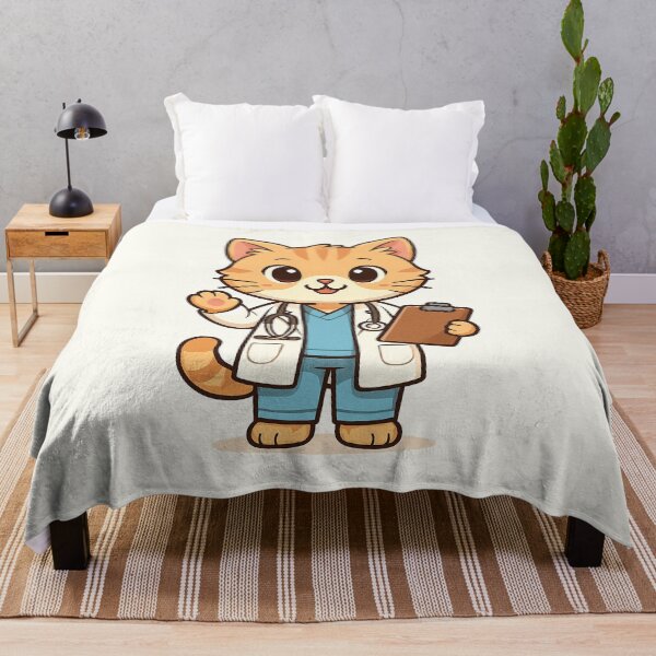 Item preview, Cat Doctor Illustration designed and sold by HoopeStylee.