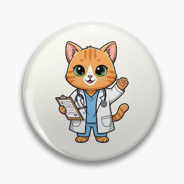 Item preview, Cute Doctor Cat designed and sold by HoopeStylee.