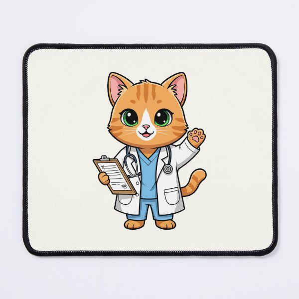 Item preview, Cute Doctor Cat designed and sold by HoopeStylee.