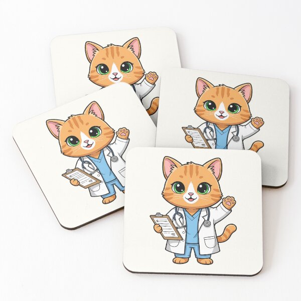 Item preview, Cute Doctor Cat designed and sold by HoopeStylee.