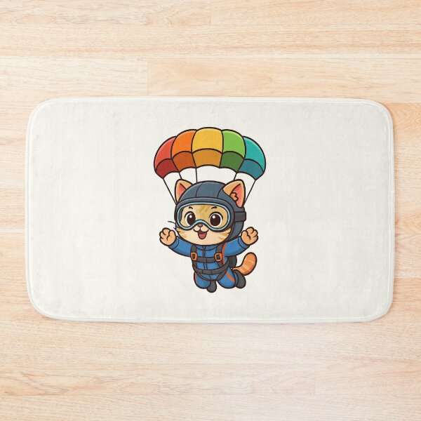 Item preview, Skydiver Cat Adventure designed and sold by HoopeStylee.