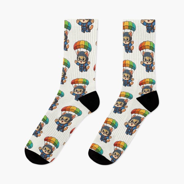Item preview, Skydiver Cat Adventure designed and sold by HoopeStylee.