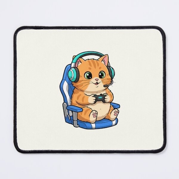 Item preview, Cute Gamer Cat designed and sold by HoopeStylee.