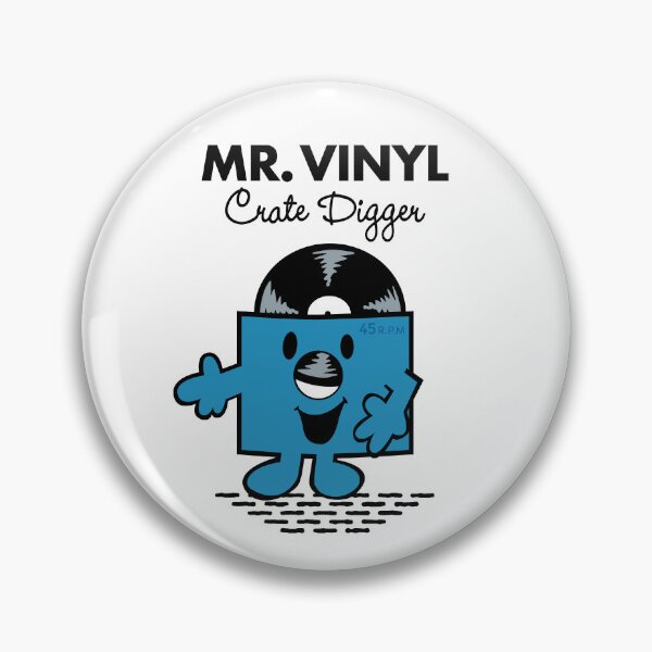 Item preview, mr vinyl, mr men, little miss, crate digger designed and sold by Captain Banjo.