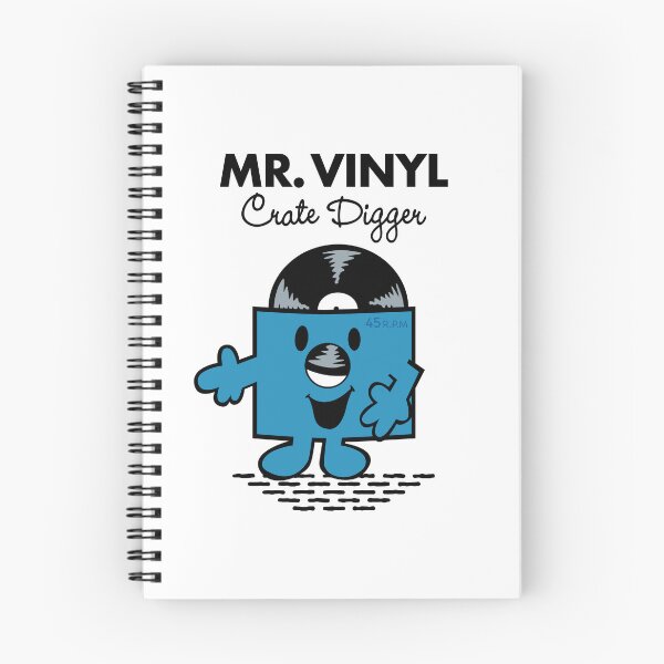 Item preview, mr vinyl, mr men, little miss, crate digger designed and sold by Captain Banjo.