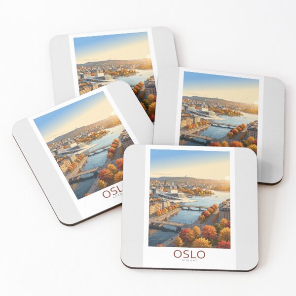 Item preview, Oslo Norway - Travel Art designed and sold by Marciolini.