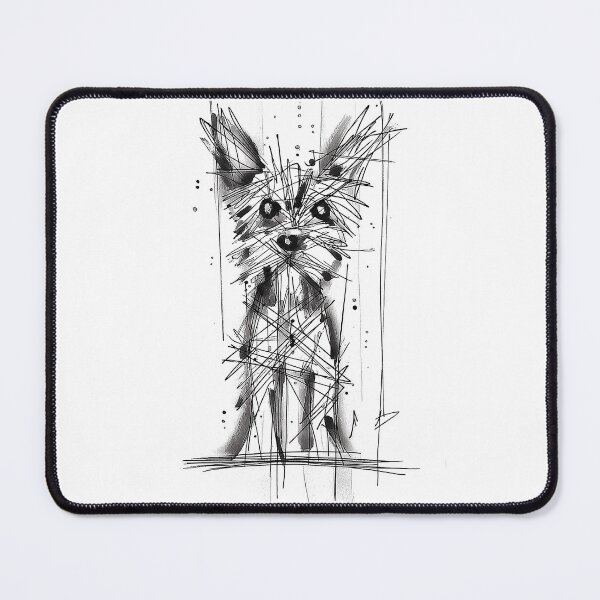 Item preview,  Unleashed Lines: Expressive Dog Art Terrier designed and sold by Pekilot.