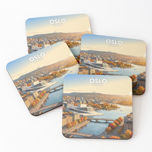 Item preview, Oslo Norway - Travel art designed and sold by Marciolini.