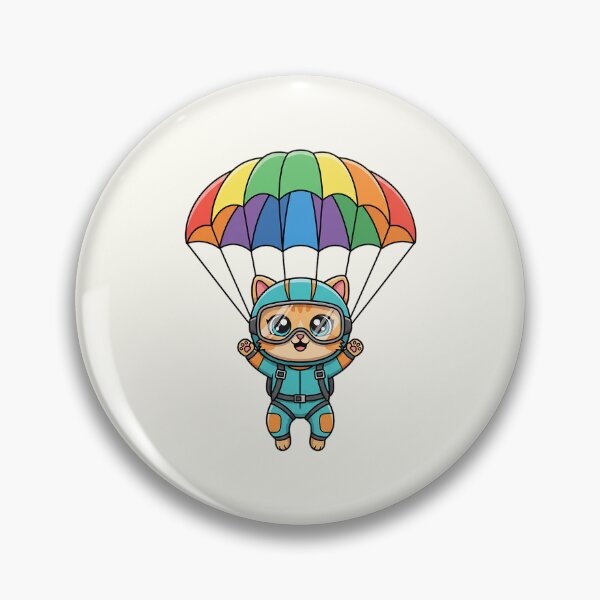 Item preview, Cute Skydiver Cat Adventure designed and sold by HoopeStylee.