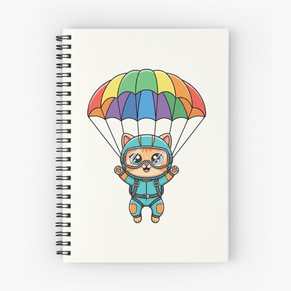 Item preview, Cute Skydiver Cat Adventure designed and sold by HoopeStylee.
