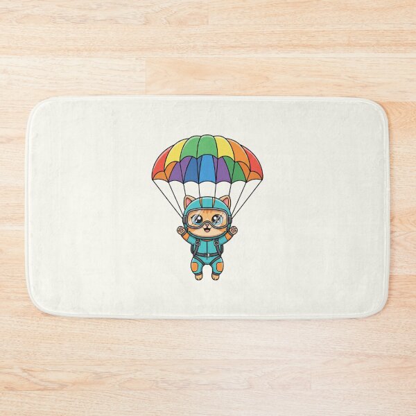 Item preview, Cute Skydiver Cat Adventure designed and sold by HoopeStylee.