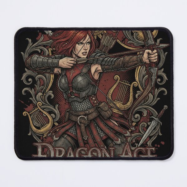 Item preview, Leliana Dragon Age Bard Rogue Nightingale Red Hair Fan Art Portrait designed and sold by Senpaiwaves.
