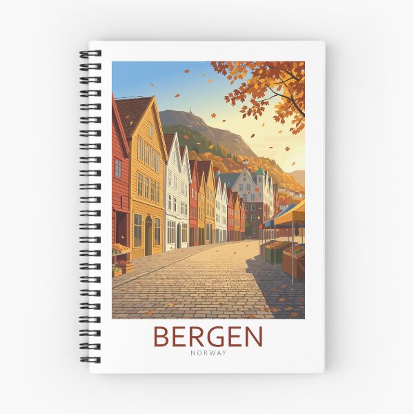 Item preview, Bergen Norway - Travel Art designed and sold by Marciolini.