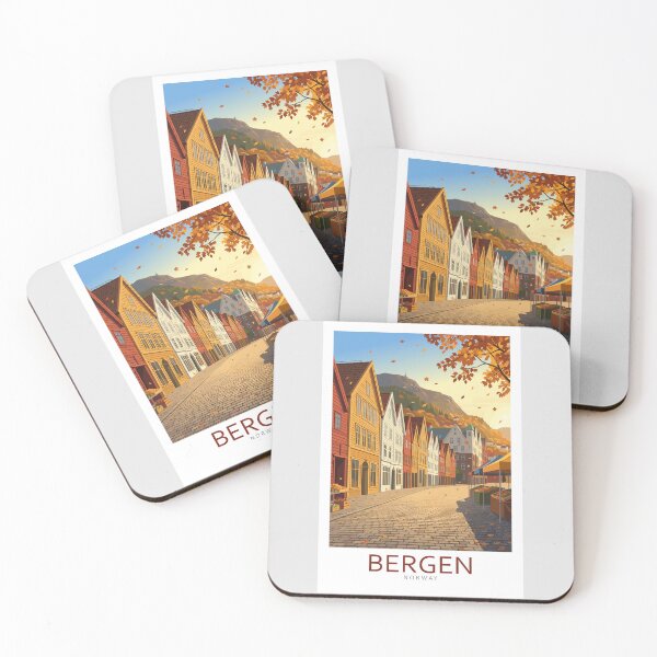 Item preview, Bergen Norway - Travel Art designed and sold by Marciolini.