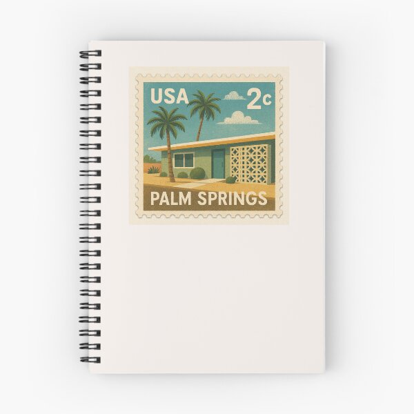 Item preview, Palm Springs Stamp 1 designed and sold by Jeffsredbubble.