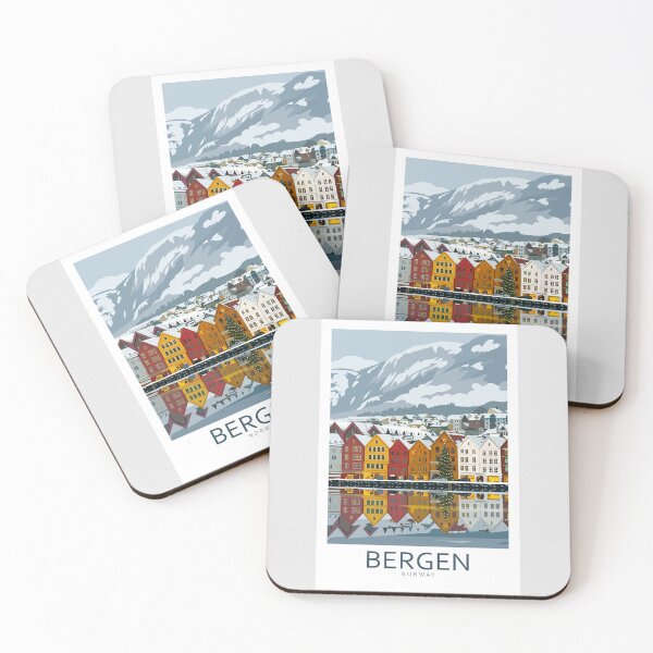 Item preview, Bergen Norway - Travel Art designed and sold by Marciolini.