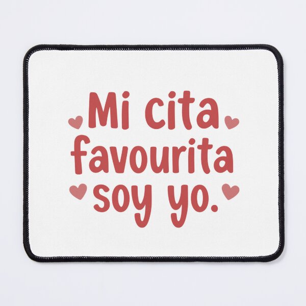 Item preview, Mi Cita Favorita Soy Yo Self Love Spanish Quote designed and sold by EchoPrint Co..