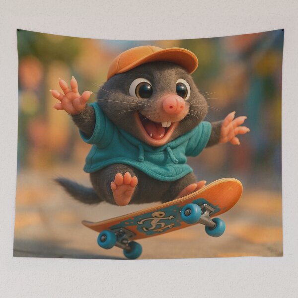 Artikelvorschau, Skater Maulwurf entworfen und verkauft von Sillytoe.