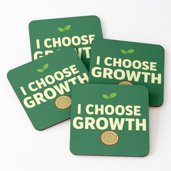 Item preview, I Choose Growth - Personal Development Mindset Quote designed and sold by ys96.