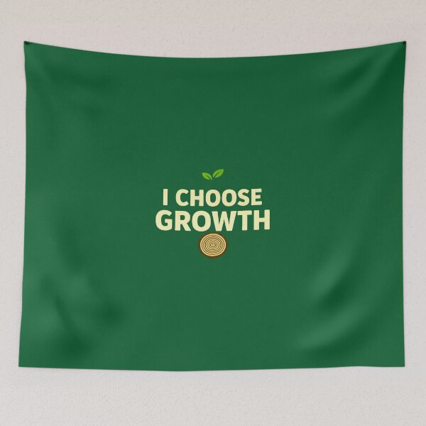 Item preview, I Choose Growth - Personal Development Mindset Quote designed and sold by ys96.