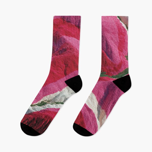 Item preview, Surreal Pink and White Banded Painted Hills designed and sold by DGtaLrtcom.