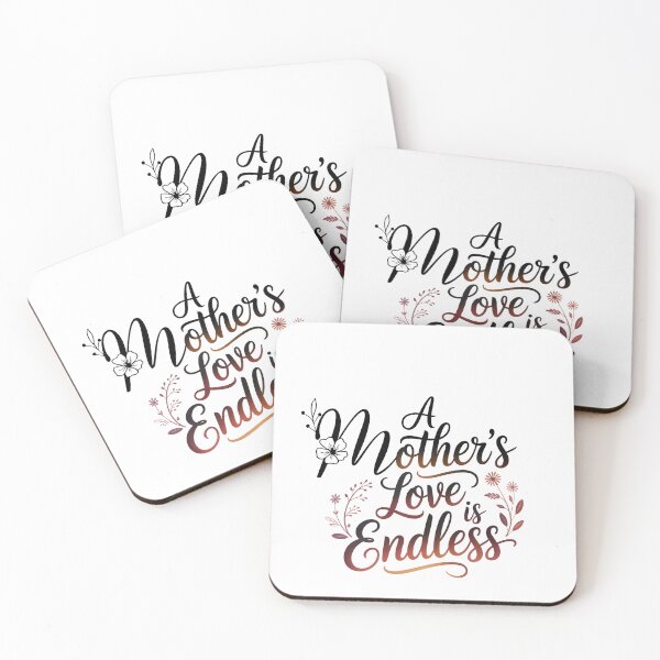 Item preview, A Mother’s Love Is Endless – Mother’s Day Quote Floral Typography designed and sold by WHDProduction45.