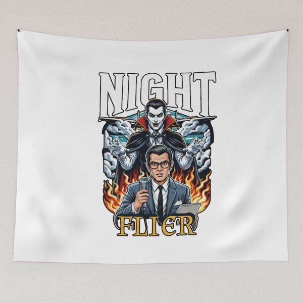 Item preview, The Night Flier  designed and sold by lucas bubbles.