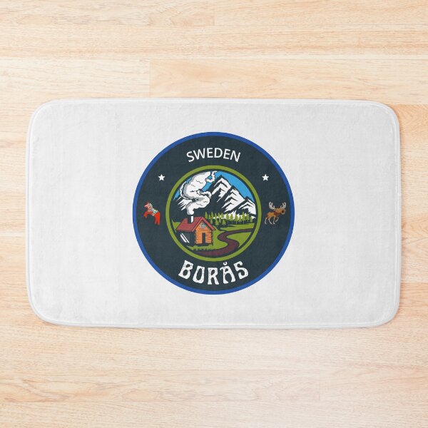 Item preview, Borås Sweden Emblem | Scandinavian Travel Badge Design designed and sold by World Designs.
