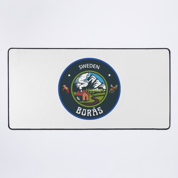 Item preview, Borås Sweden Emblem | Scandinavian Travel Badge Design designed and sold by World Designs.
