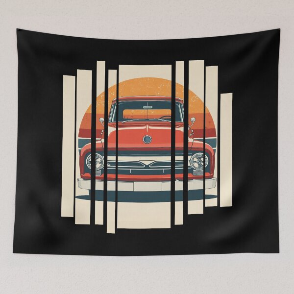 Item preview, For F100 Pickup Truck, 1956 vintage, retro, bold and iconic F100 5 designed and sold by Neon G.