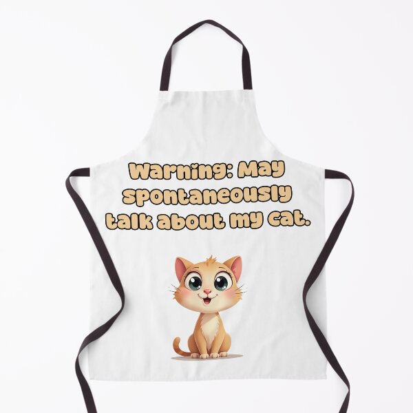 Item preview, Warning: May spontaneously talk about my cat. designed and sold by NatureUnleashed.