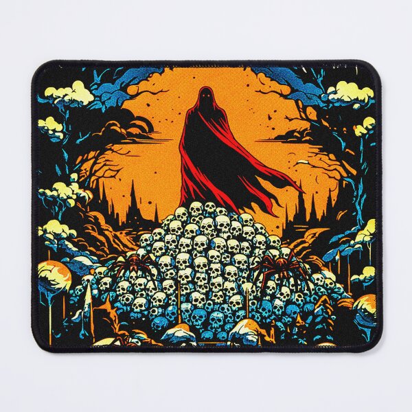 Item preview, The Crimson King on the Hill of Skulls DARK TOWER FANTASY ART designed and sold by lucas bubbles.
