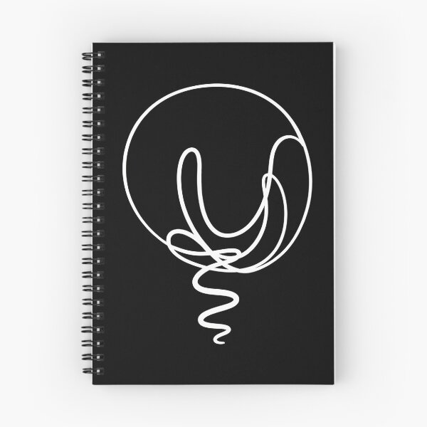 Item preview, “Scribbled Idea – Minimalist Line Art (Dark)” designed and sold by HardToFindMerchandise.