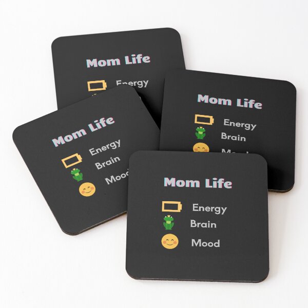 Item preview, Mom Life – Energy low, Brain Frog, Mood Happy designed and sold by Giota29.