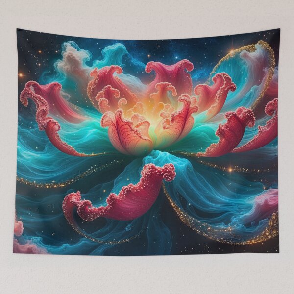 Item preview, Coral Symphony in Deep Space | The Ouroborean Semi-Galactic Botanical Garden designed and sold by TheOuroborean.
