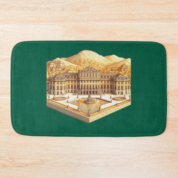 Item preview, Schönbrunn Palace – Cute 3D Sketch Label of Austria,  designed and sold by PaintMeWorld.