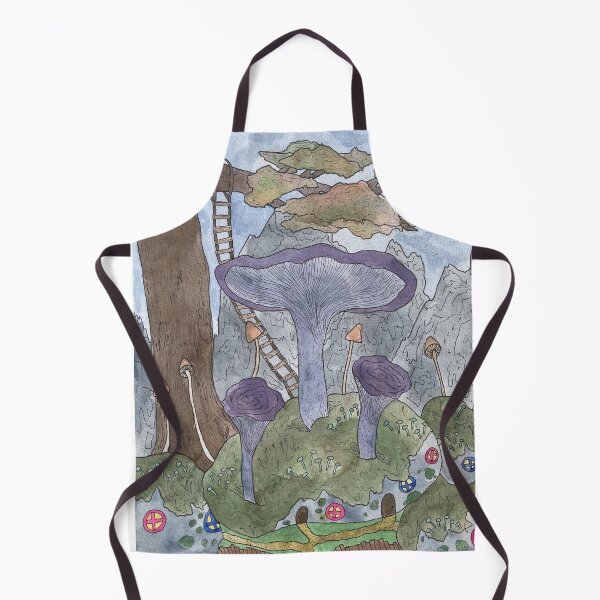 Item preview, Purple mushroom in fantasyforest. designed and sold by MyartixPaintings.