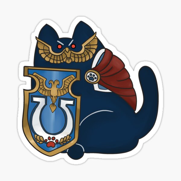 Mewrine Honour Guard - Purrhammer Sticker