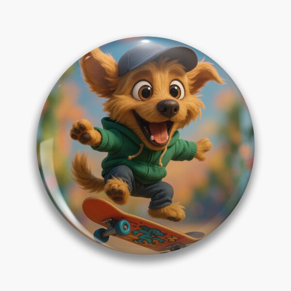 Item preview, Skater Mongrel Dog designed and sold by Sillytoe.