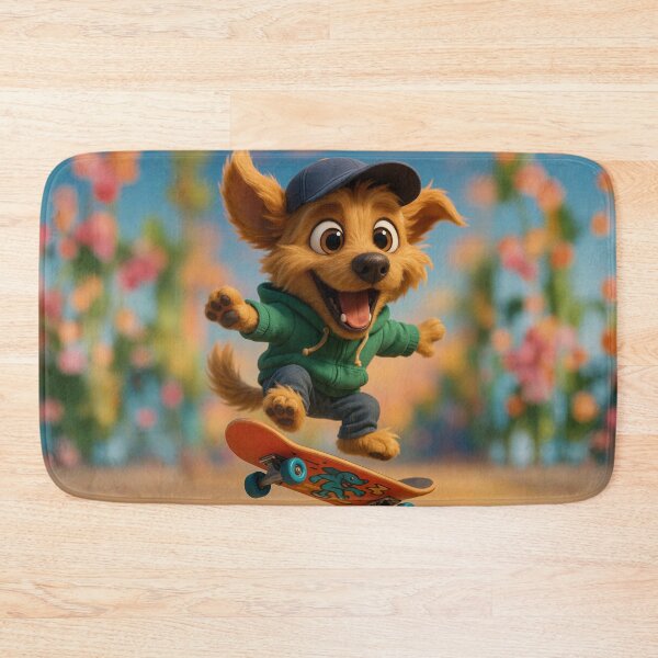 Item preview, Skater Mongrel Dog designed and sold by Sillytoe.