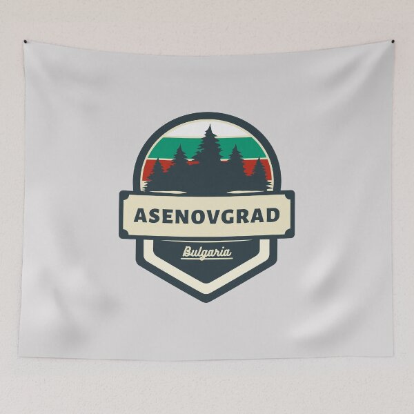 Item preview, Asenovgrad Bulgaria | Retro Vintage Travel Badge designed and sold by World Designs.
