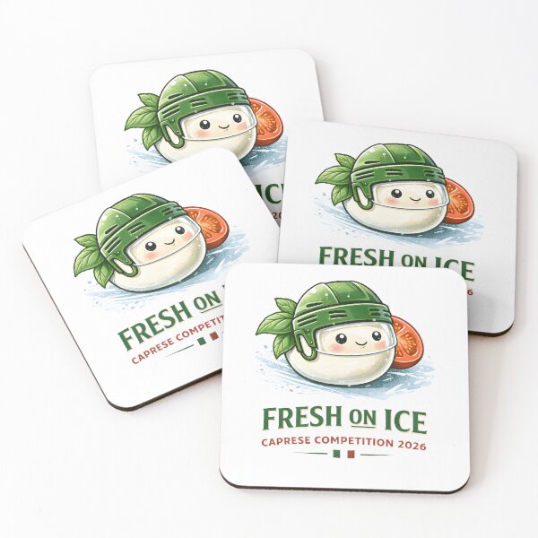 Item preview, Fresh On Ice Cute Hockey Mozzarella designed and sold by AnnDesignStudio.