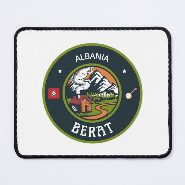 Item preview, Berat Albania | Green Travel Emblem designed and sold by World Designs.
