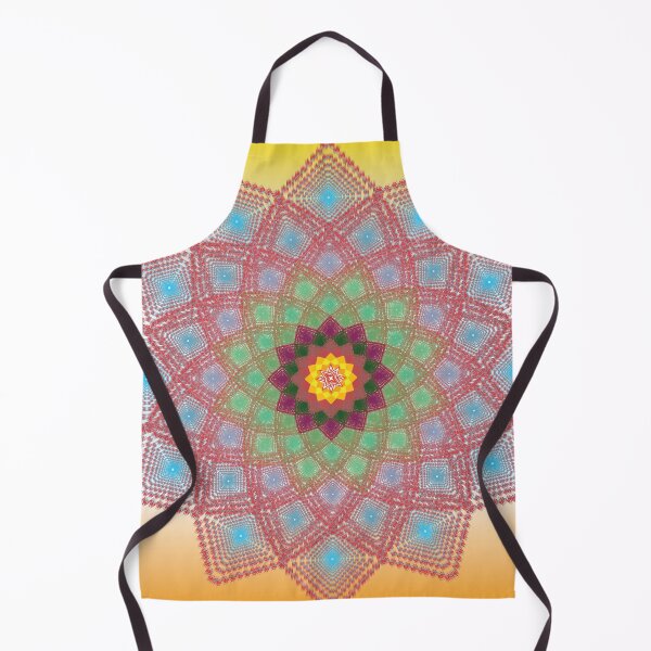 Item preview, Warm Harmony Blue Mandala designed and sold by OIL Pattern Design .