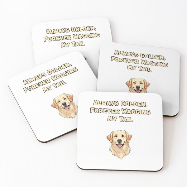 Item preview, Always Golden, Forever Wagging My Tail designed and sold by NatureUnleashed.