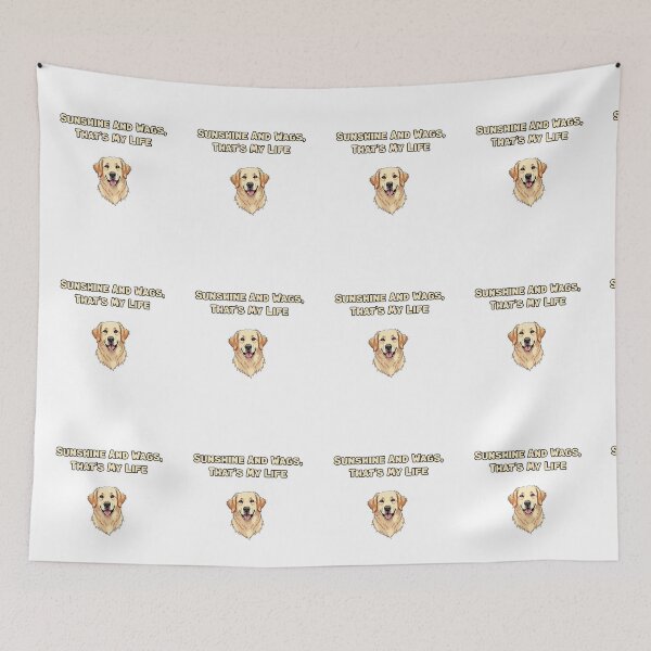 Item preview, Sunshine And Wags, That's My Life designed and sold by NatureUnleashed.